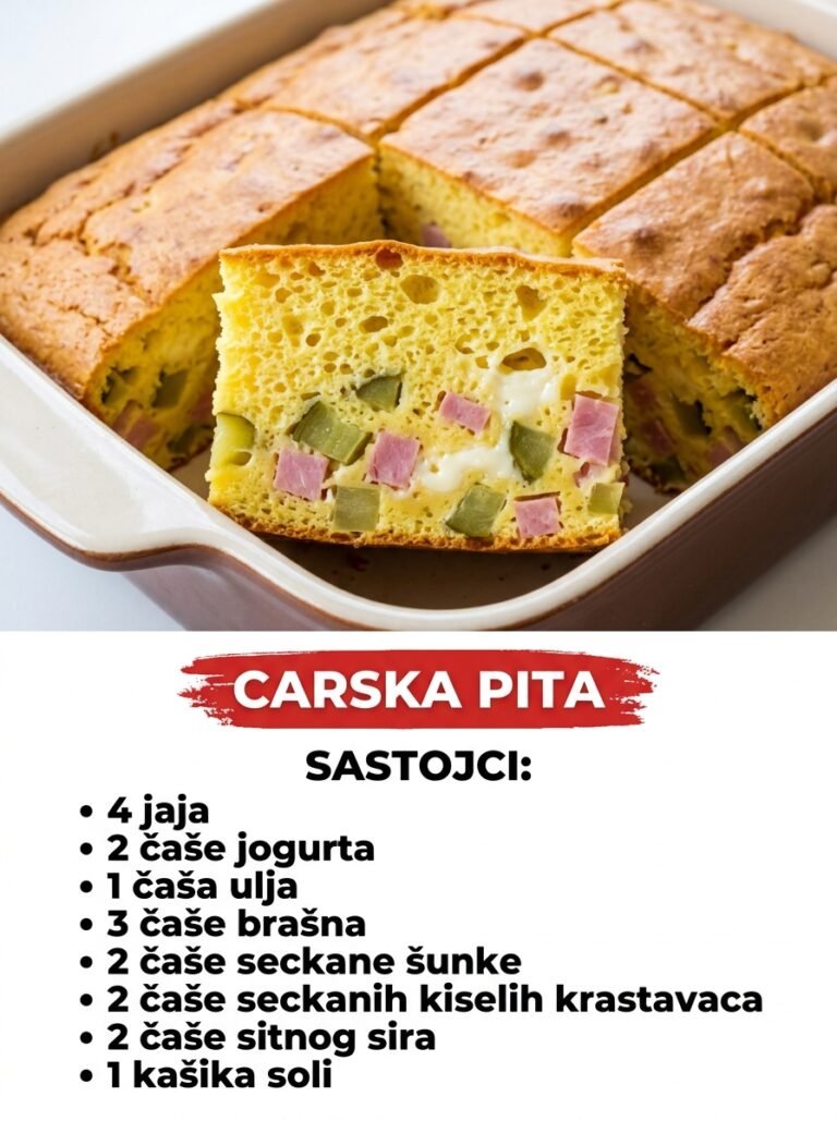 Carska Pita: Raskošni slani kolač za svaku priliku