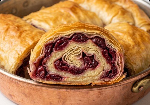 Griz Pita sa Višnjama: Sočna, hrskava i neodoljiva tradicionalna poslastica