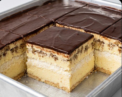Nepečena Pesak Torta: Kremasti klasik sa tri ukusa