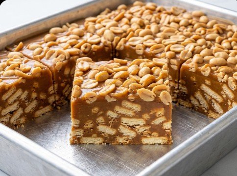 Torta sa Karamelom i Kikirikijem: Bogata i hrskava poslastica bez pečenja