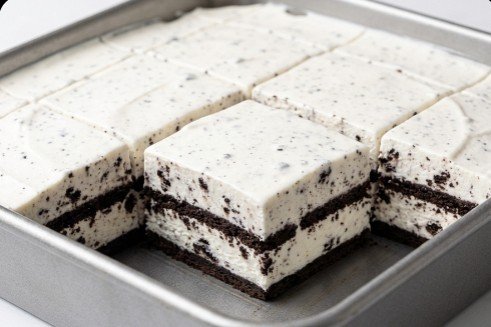 Premium Oreo Mousse Kocke: Raskošna poslastica bez paljenja rerne