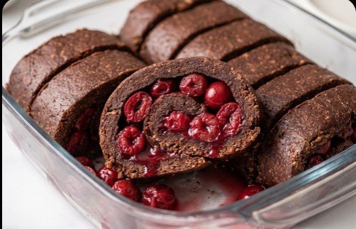 Brzi Čokoladni Rolat sa Višnjama bez Pečenja: Recept sa Keksom