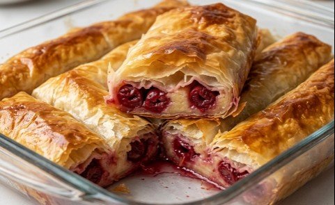 Sočna Pita sa Višnjama i Grizom: Tradicionalni Recept sa Sirupom