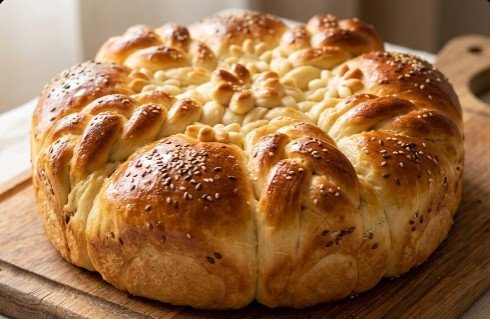 Svečana Domaća Pogača: Tradicionalni Recept za Pjenasto Slavsko Testo