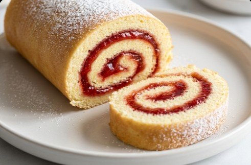 Mekani Rolat sa Džemom od Jagoda: Brzi Starinski Recept