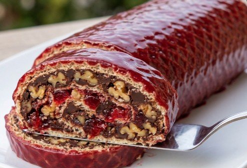 Kraljevska Oblanda sa Krvavom Narandžom: Raskošni Nepečeni Rolat