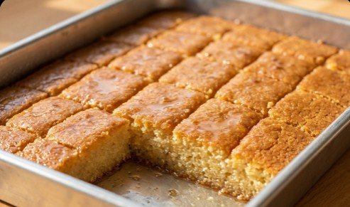 Brza ravanija iz pleha: Tradicionalni sočni kolač sa grizom koji se topi u ustima