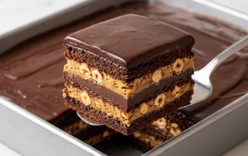 Raskošna Čokoladna Nougat Torta: Ultimativni desert sa celim lešnicima