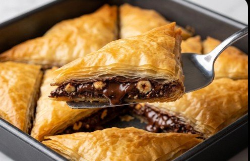 Hrskavi trouglovi sa čokoladom i lešnicima: Vrhunski topli desert iz vaše rerne