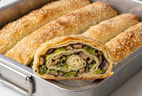 Pita sa Prazilukom i Pečurkama: Savršeno hrskava i sočna slana pita