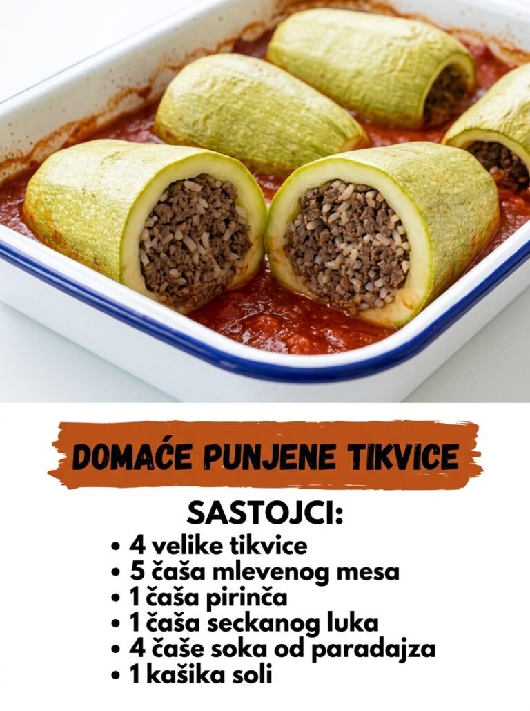 Domaće punjene tikvice — Pravi letnji ručak koji okuplja porodicu