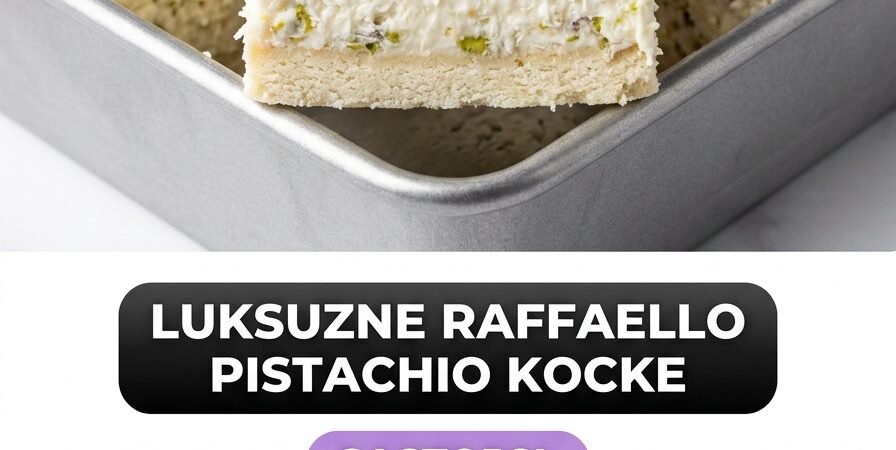 Luksuzne Raffaello Pistachio Kocke: Elegancija i raskoš ukusa bez paljenja rerne