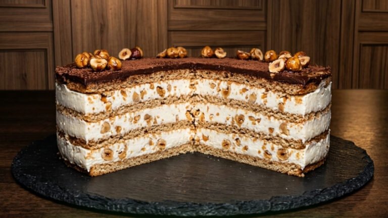 Svečana torta Egipat — raskošna poslastica sa lešnicima i karamelom