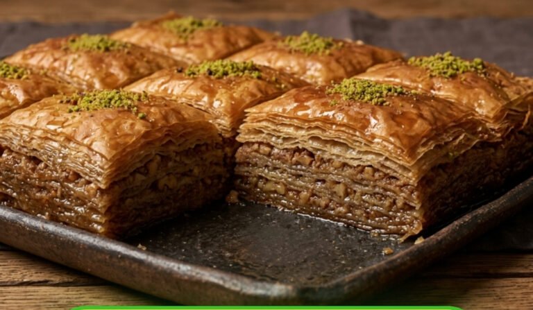 Domaća baklava sa orasima — sočni slatki klasik sa bogatim sirupom