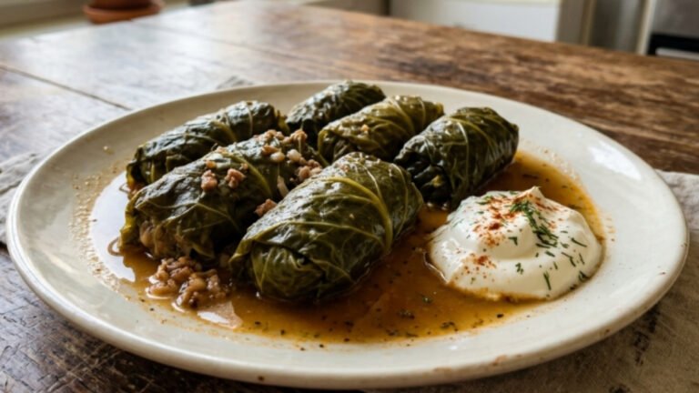 Prolećne Sarmice od Zelja: Tradicionalni Specijalitet sa Kiselom Pavlakom