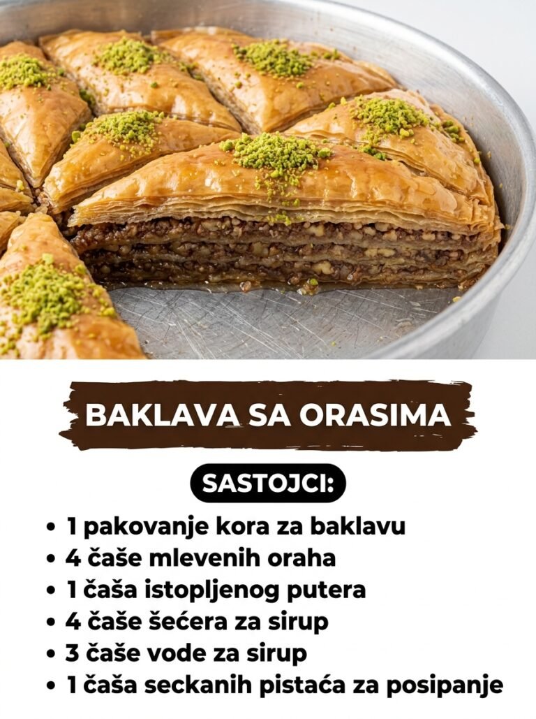 Čoko baklava — Tradicionalni klasik u čokoladnom izdanju!