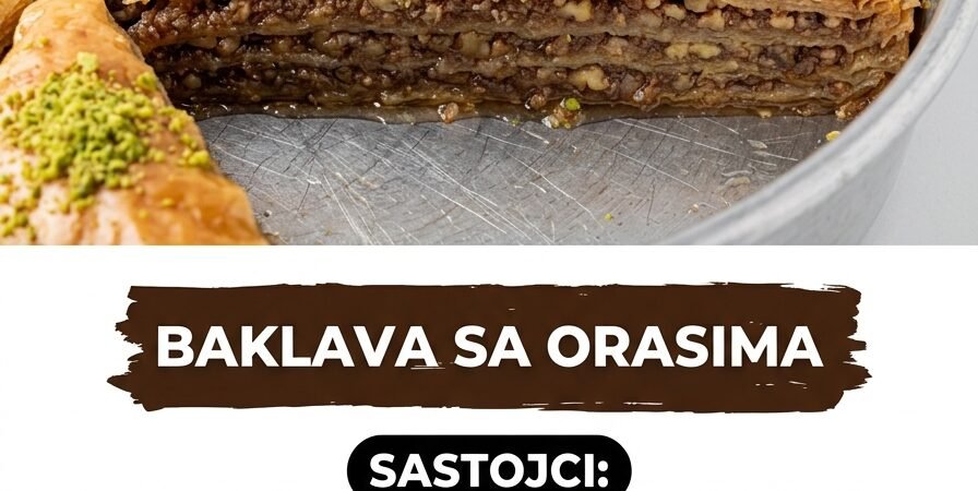 Čoko baklava — Tradicionalni klasik u čokoladnom izdanju!