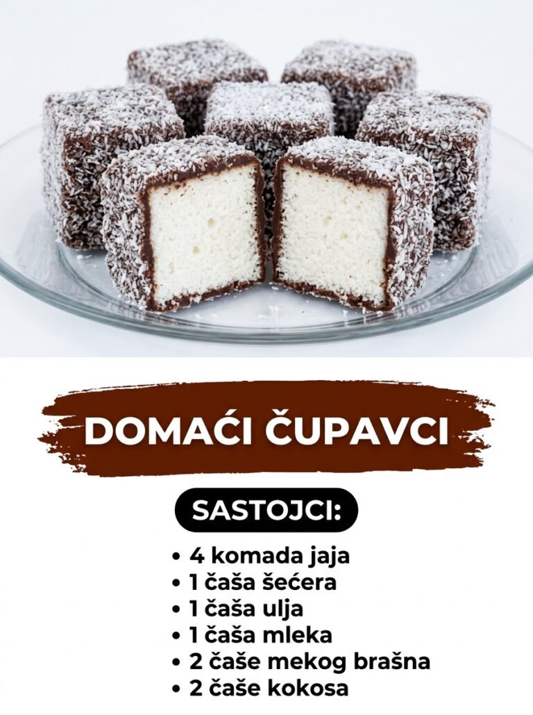 Domaći čupavci — Mekani, sočni kolači sa čokoladom i kokosom