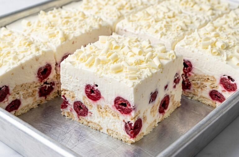 Brza torta sa višnjama — Osvežavajući voćni desert bez pečenja