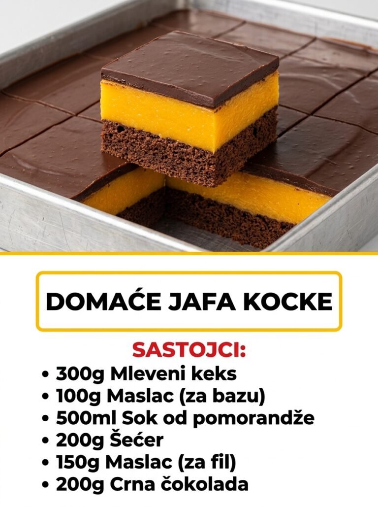 Domaće Jafa kocke — Savršen spoj čokolade i pomorandže bez pečenja