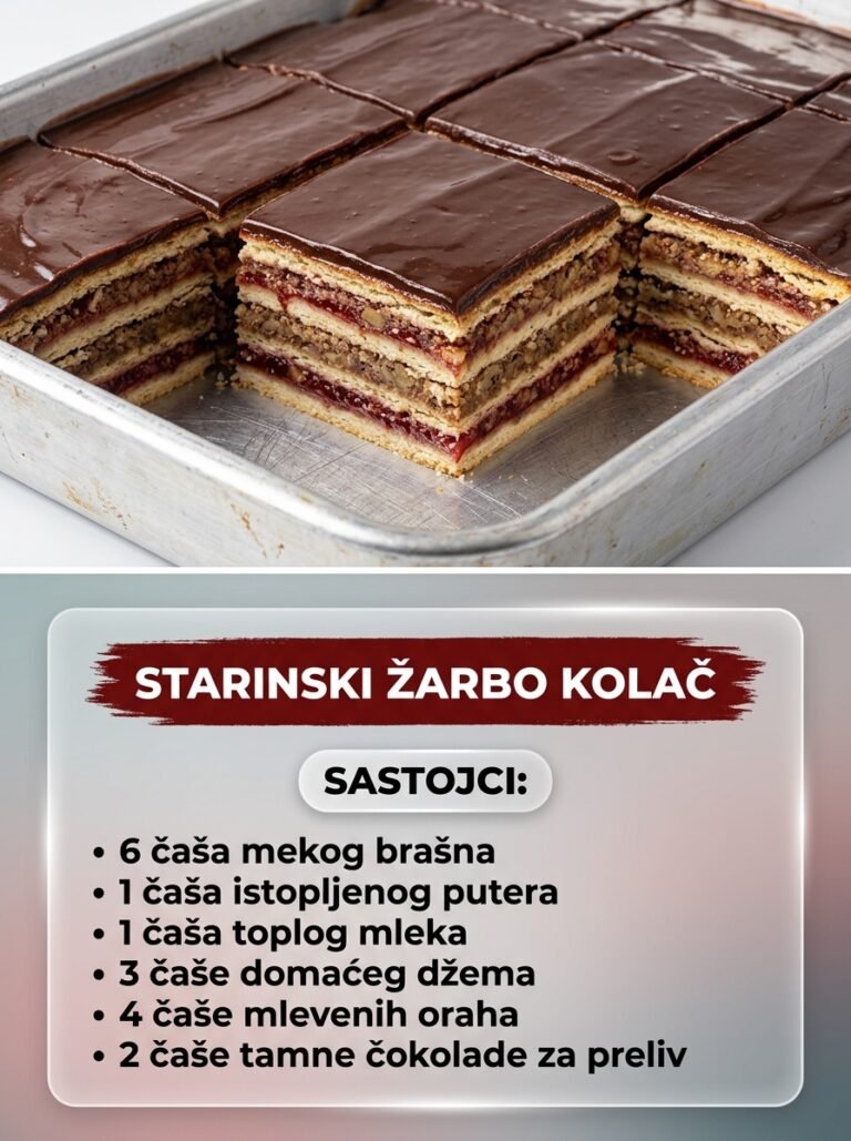 Starinski Žarbo kolač — kralj praznične trpeze