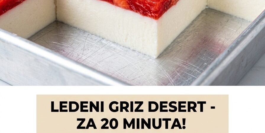 Ledeni griz desert — osvežavajuća voćna poslastica na brzinu