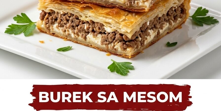 Domaći burek sa mesom — Pekarski ukus u vašoj rerni!