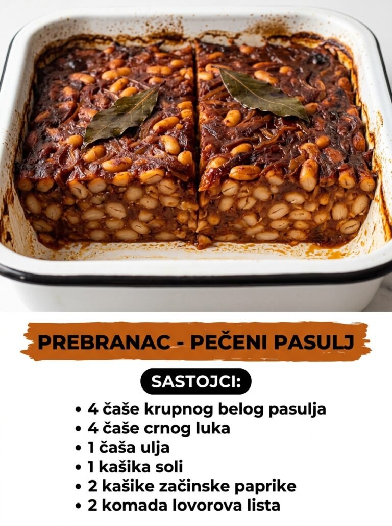 Prebranac – Pečeni pasulj — Tradicionalni domaći specijalitet iz rerne