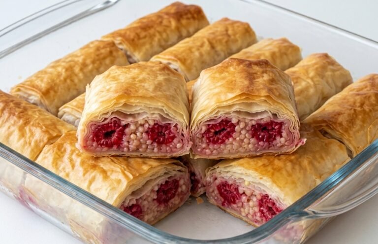 Pita sa malinama i grizom — sočna poslastica sa osvežavajućom notom