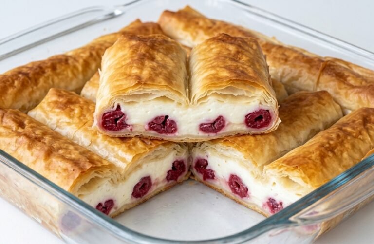 Pita sa višnjama i vanilom — savršena kombinacija krckavih kora i kremaste svežine