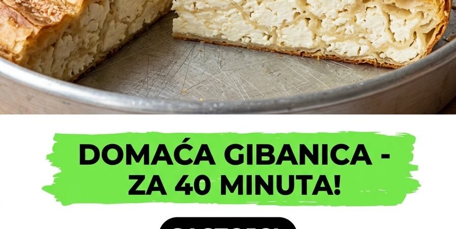 Prava domaća gibanica — Savršeno hrskava i sočna za samo 40 minuta!