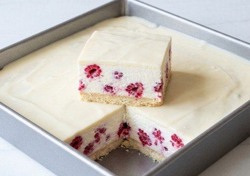 Najbolji Recept za Plazma Malina Kocke (Bez Pečenja)