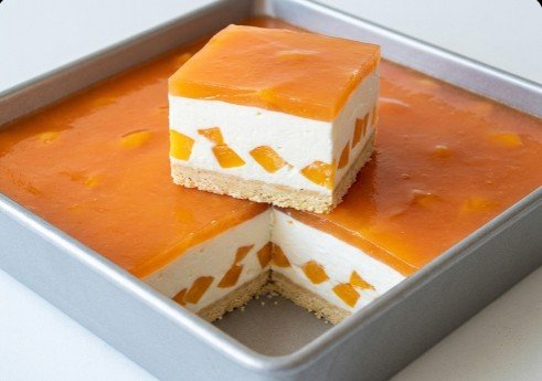 Najbolji Recept za Breskva Jogurt Kocke (Bez Pečenja)