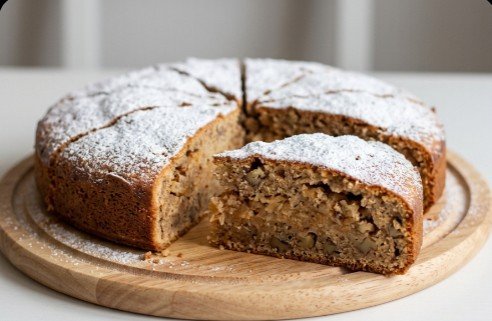Domaći Kolač sa Jabukama i Orasima – Brz, Sočan i Mirisan Recept