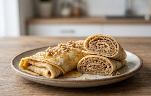 Najbolji Recept za Palačinke sa Orasima i Medom (Brzo i Ukusno)