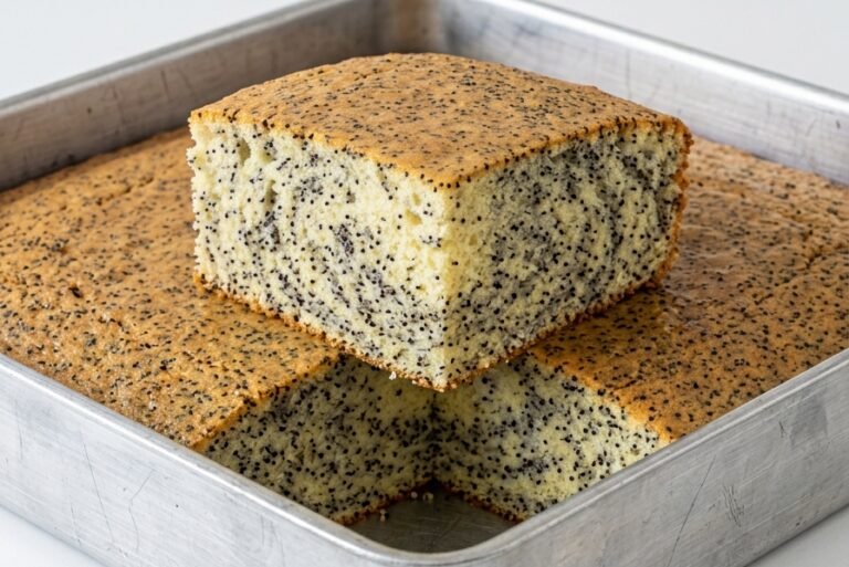 Sočan kolač sa makom iz tepsije — brzi domaći recept koji se topi u ustima