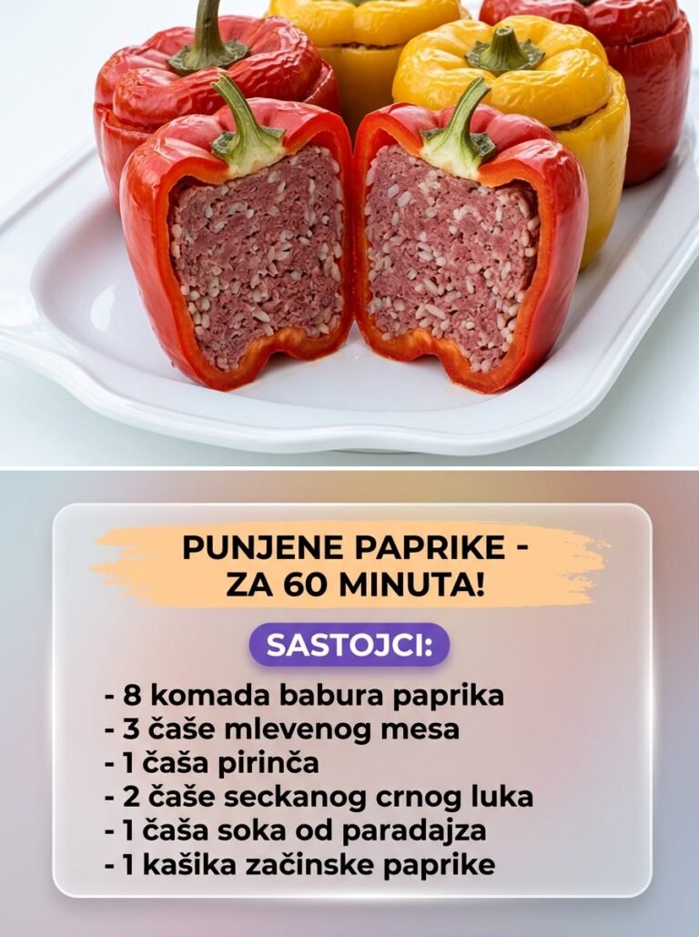 Punjene paprike — tradicionalni domaći ručak pun ukusa