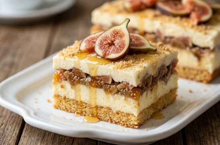 Plazma torta sa smokvama – Kremasta medena poslastica bez pečenja