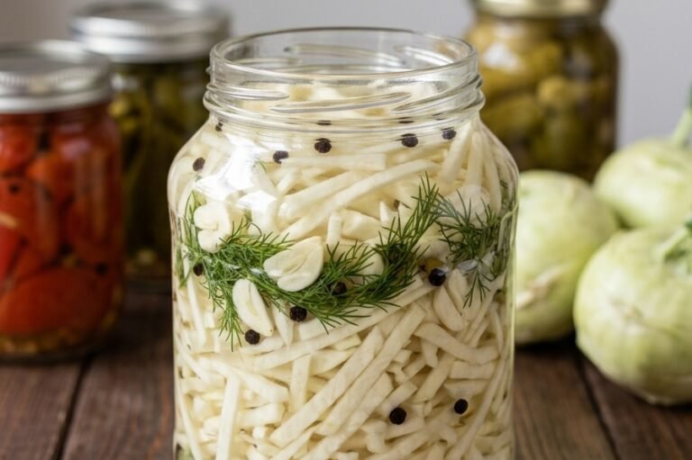 Kisela keleraba za zimu – Hrskava i aromatična domaća zimnica
