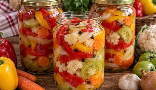Šarena Salata od Kiselih Paprika za Zimu: Starinska Carska Turšija