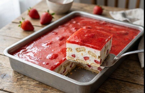 Osvežavajuća Bela Torta sa Jagodama bez Pečenja: Brzi Recept