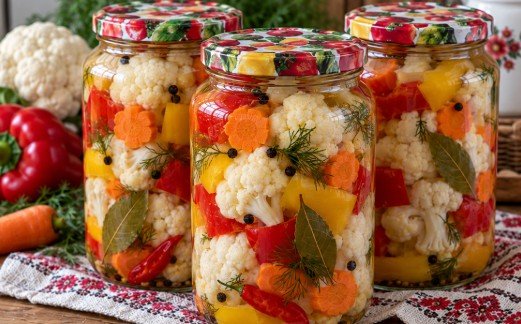 Karfiol za Zimu sa Paprikom u Tegli: Starinski Recept za Hrskavu Turšiju