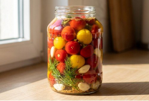 Hrskave Čeri Papričice za Zimu: Recept za Pikantnu Zimnicu u Tegli