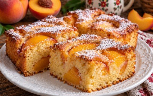Starinski Kolač sa Breskvama: Recept za Najsočniji Biskvit sa Puterom