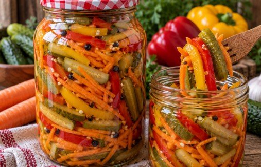 Trakasta Salata – Šarena Zimnica u Tegli: Starinski Recept za Turšiju