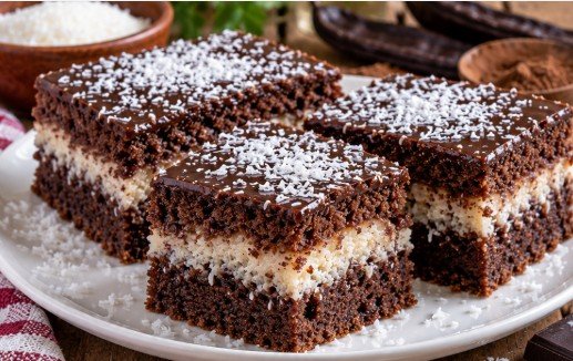 Čoko Koko Rogač Kolač: Recept za Sočne Kocke sa Kokosom i Rogačem