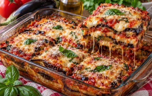 Složenac od Patlidžana: Recept za Zapečeni Parmigiana Složenac sa Sirom