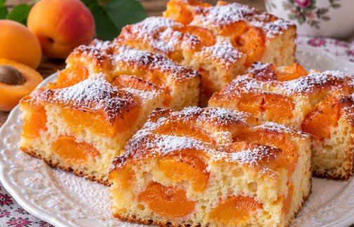 Voćni Kolač sa Kajsijama i Vanilom: Recept za Vazdušasti Biskvit