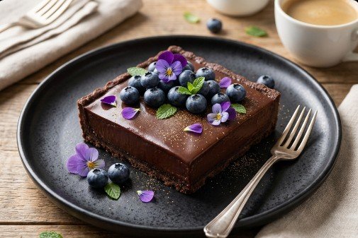 Svečani Čoko Tart sa Notom Mente bez Pečenja: Luksuzni Recept