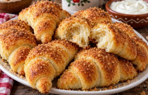 Kiflice sa Prezlama: Recept za Najmekša Lisnata Domaća Peciva